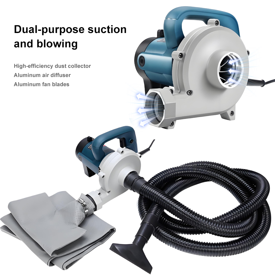 Woodworking Vacuum System - Электрический пылесос-воздуходувка SIHAO 4580W 2-в-1 для
