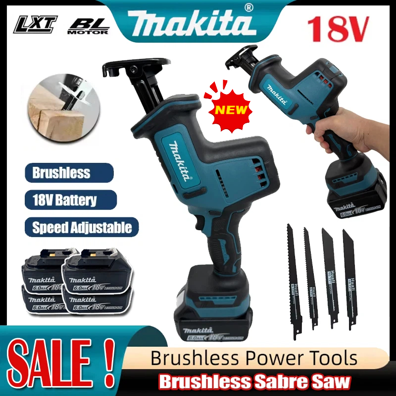 Woodworking Power Tools - Аккумуляторная бесщеточная сабельная пила Makita 2026