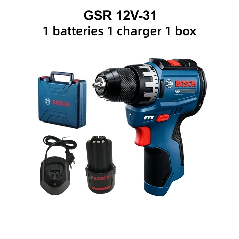 Woodworking Power Tools - Профессиональная аккумуляторная дрель Bosch GSR 12V-31,