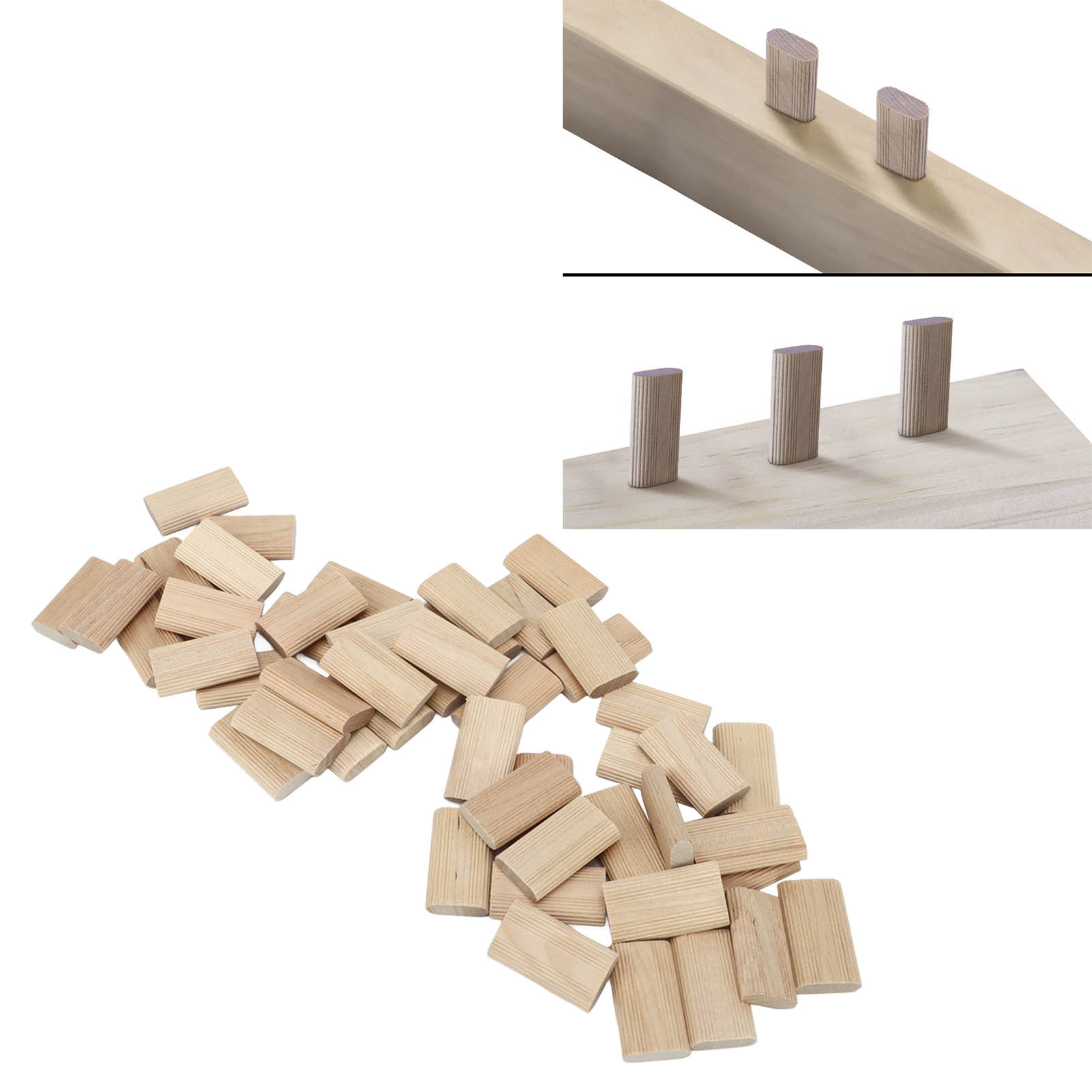 Woodworking Domino - 50 шт. шипов-домино из бука 8x40