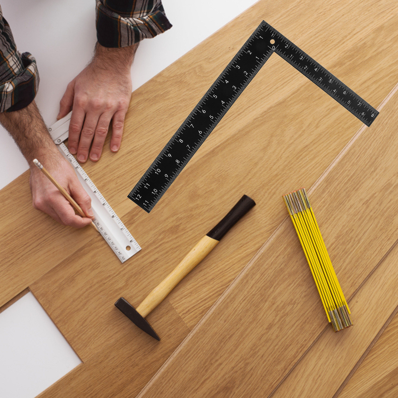 Woodworking Crafts - Угольник из нержавеющей стали, компактный и