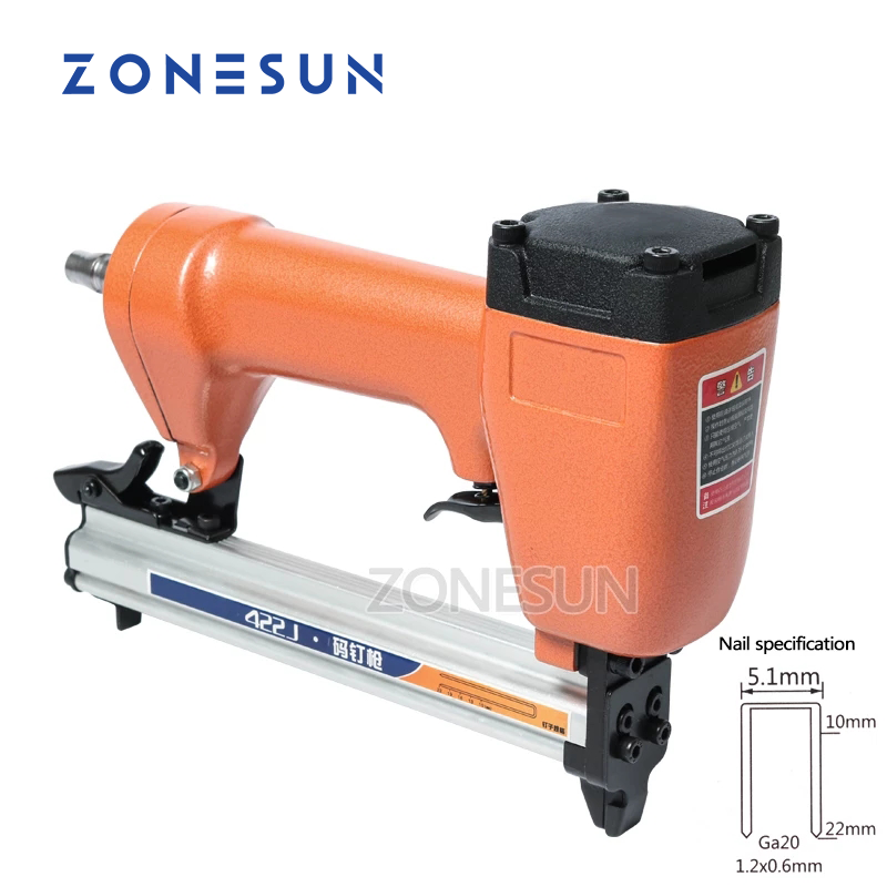 Furniture And Woodworking - Пневматический микропистолет для гвоздей ZONESUN 422J