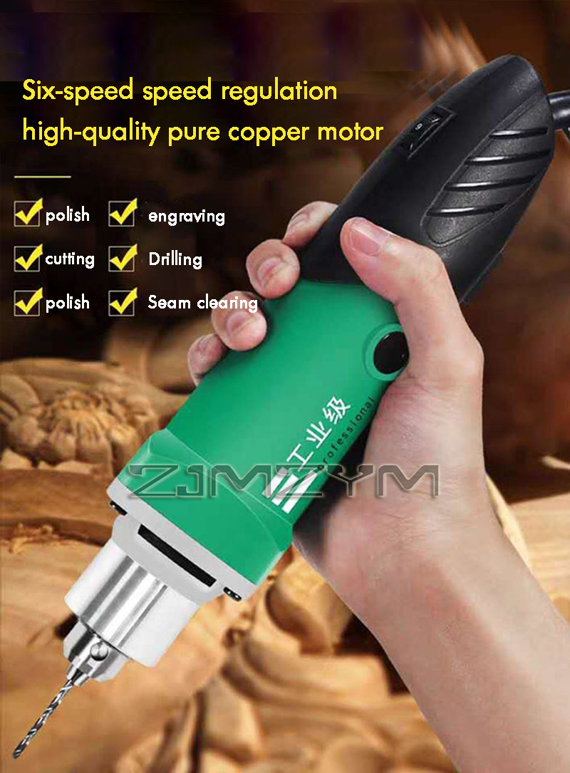 Woodworking Power Tools - 6-позиционный мощный гравер с переменной скоростью,