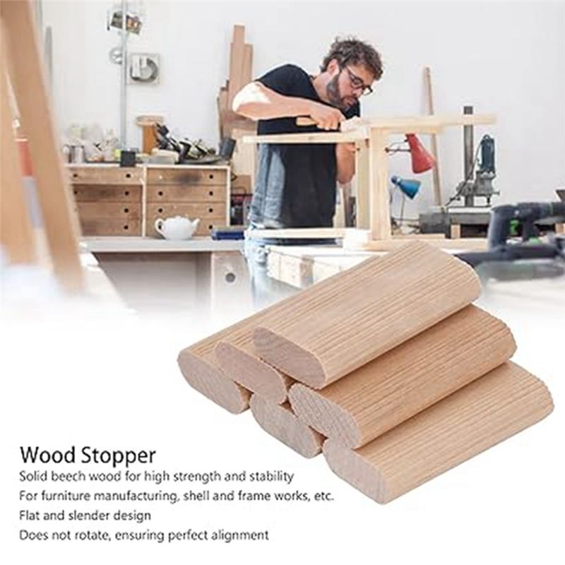 В наличии 100 штук деревянных  – обзор и цена Woodworking Domino